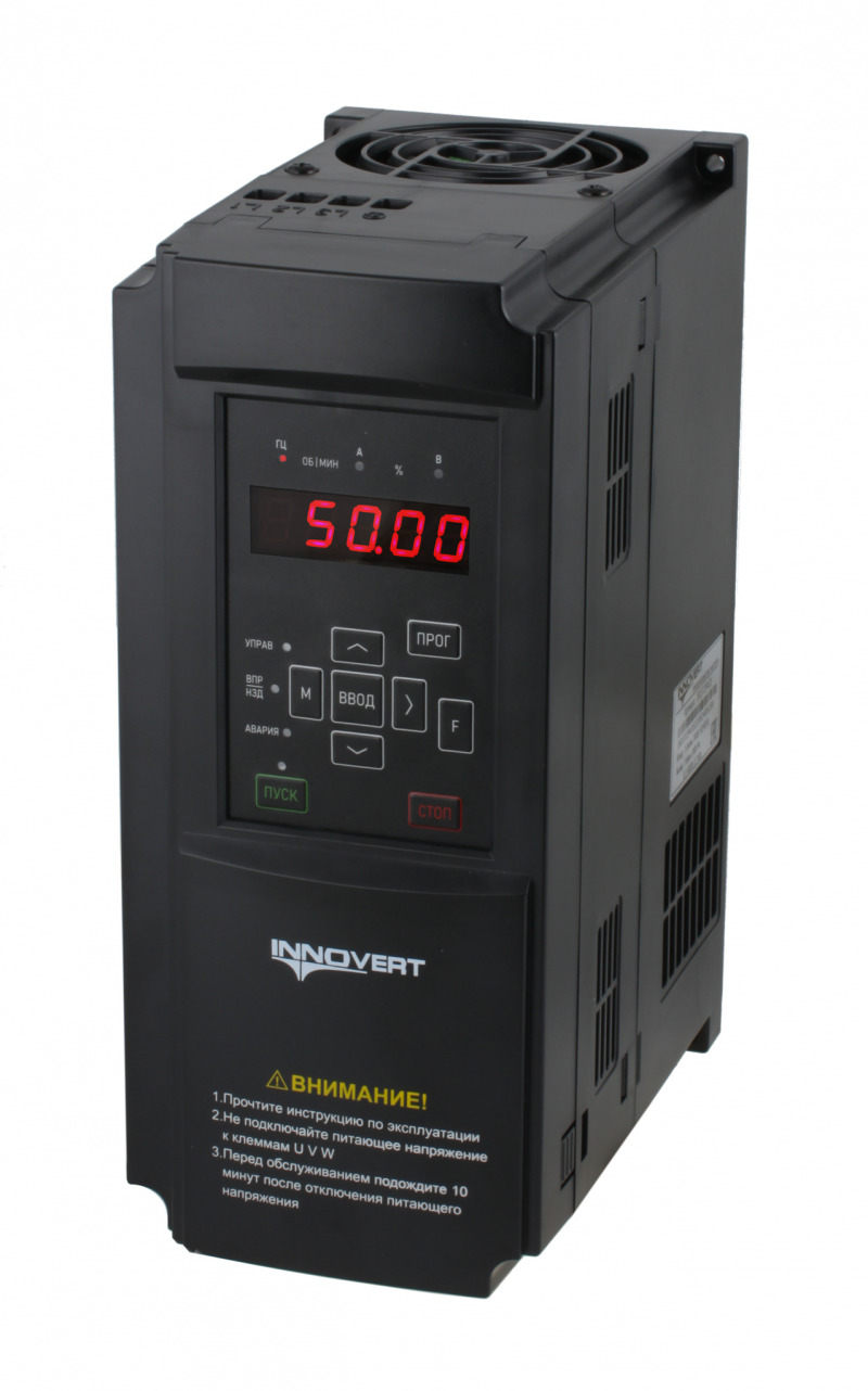 Преобразователь частоты INNOVERT IBD402P43E, 4,0кВт, 380В, 9А