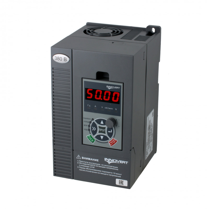 Преобразователь частоты векторный INNOVERT ITD402U43B2, 4кВт, 380В, 9А