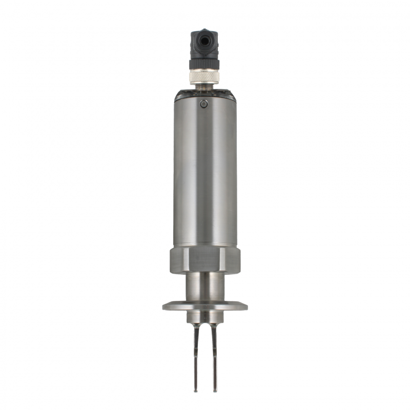 Вибрационный датчик уровня жидкостей INNOLEVEL, -40 +150°С, Pmax=40 bar, 12 - 55 VDC, IP65/67, соединение - Clamp DN40, удлинение 40 мм, нерж. сталь 316L, электрополировка зондов