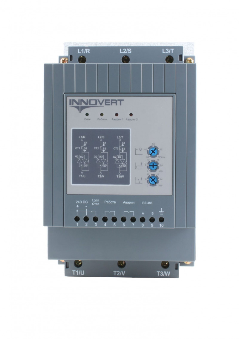 Устройство плавного пуска INNOVERT SSD373A43E, 37кВт, 380В, 75А